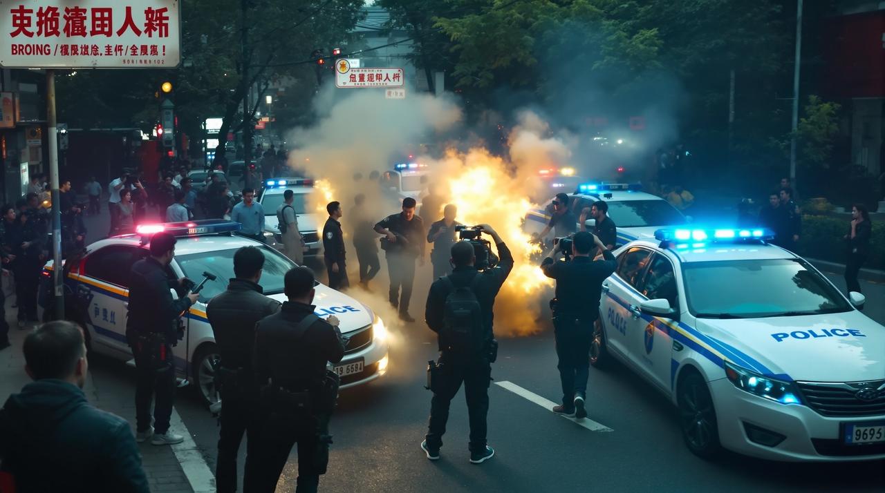 吃瓜网址51 - 某剧组在拍摄地发生冲突，警方介入调查