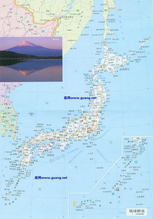 日本高清地图 电子版,高清地图电子版下的国土全景